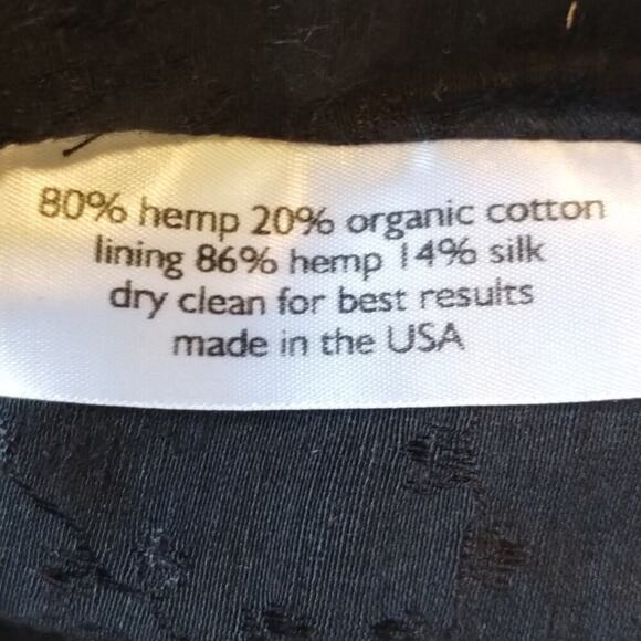 goddess gear NEW Organic Cotton Tweed Buttoned Lined Pocketed Pea Swing Coat L - Picture 10 of 16